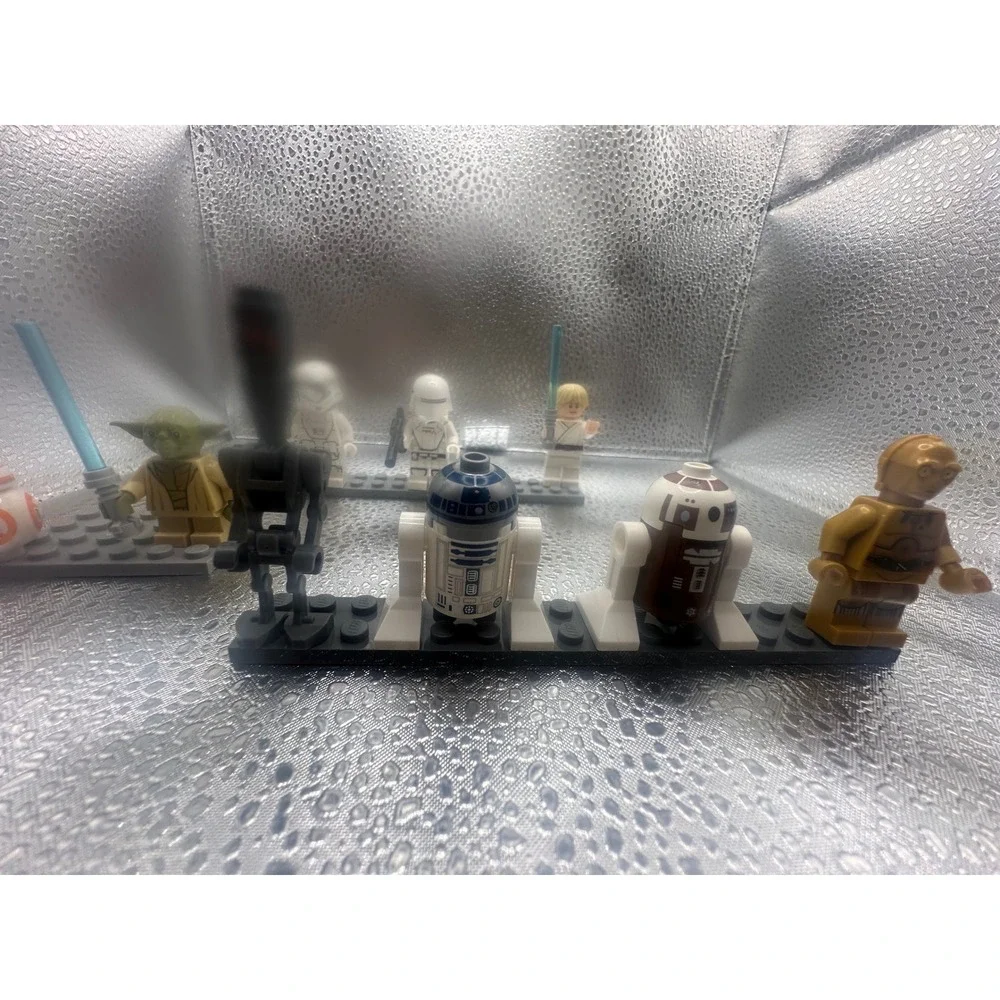 LEGO Star Wars Minifigure Lot Yoda Luke Skywalker R2-D2 BB-8 Stormtroopers 9pc - Picture 9 of 16